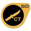 Gold Combat Knife CT